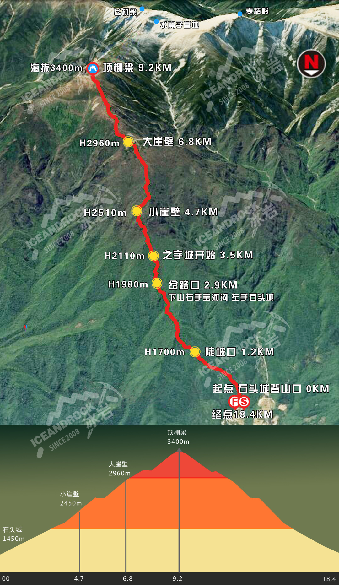 秦岭十峰 | 石头城登顶棚梁,赏鳌太大梁