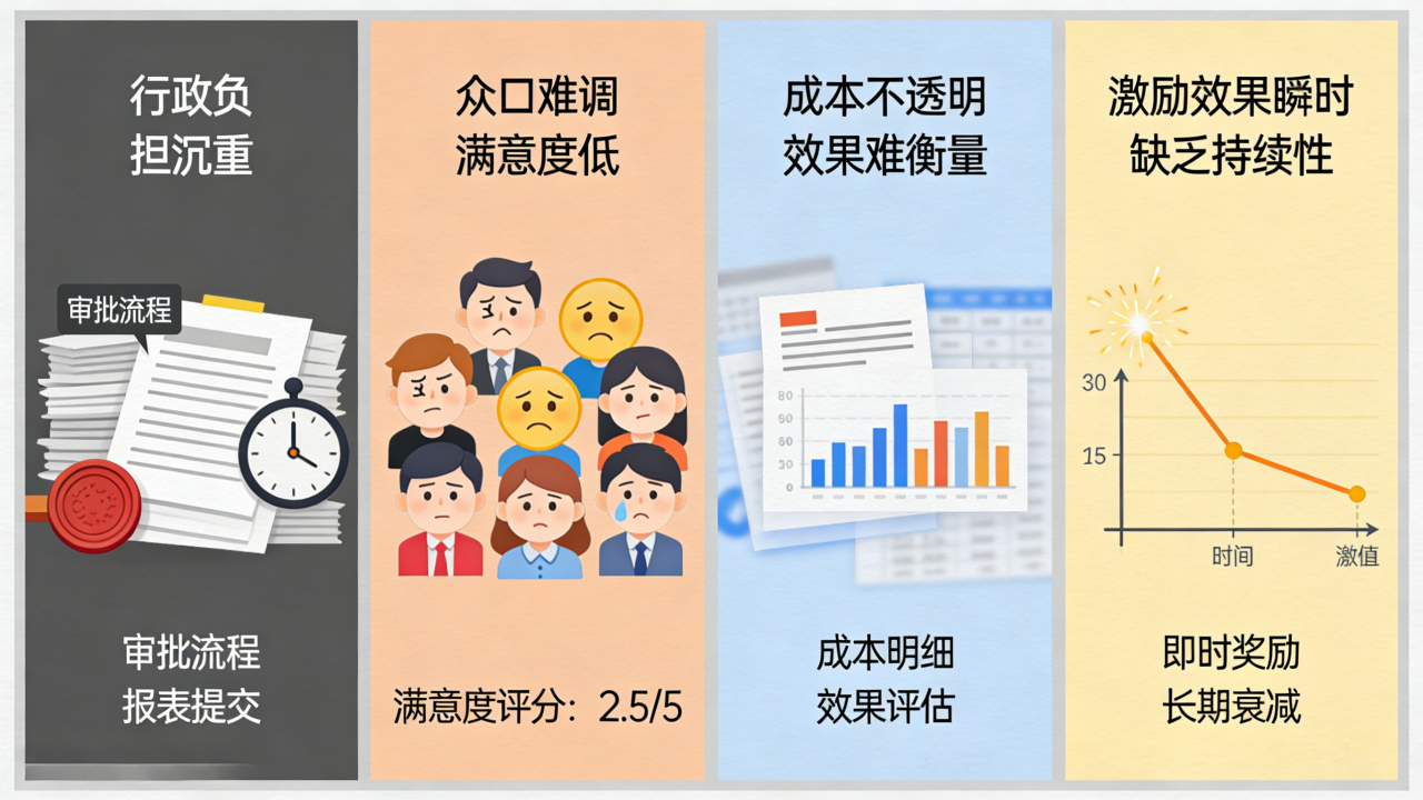 传统福利发放难题 传统福利发放难题