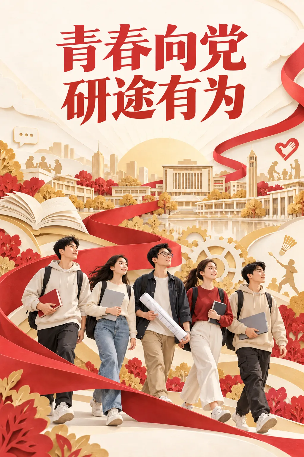 青春向党担使命，躬身实践长才干 ——西安交通大学机械工程学院S6012团支部主题