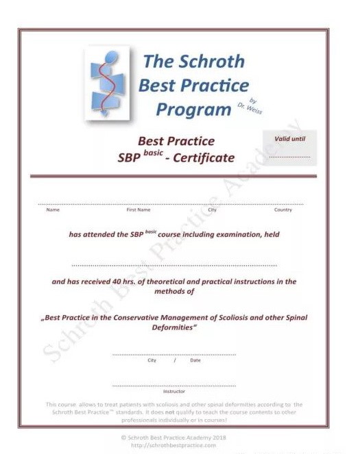 施罗斯Schroth“最佳实践SBP”脊柱侧弯矫形治疗师-7月成都班 团队动态 第13张