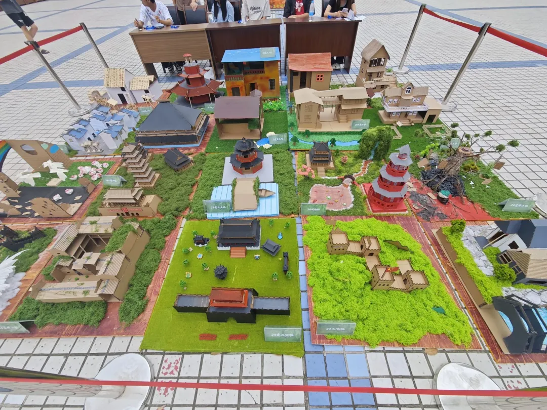 土木与建筑工程申博亚洲首页教学成果展示——第三十四届创维艺术节模型展