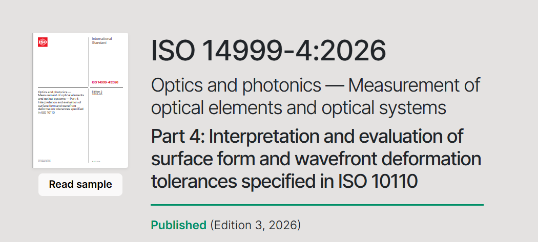 国际标准动态：ISO 14999-4:2